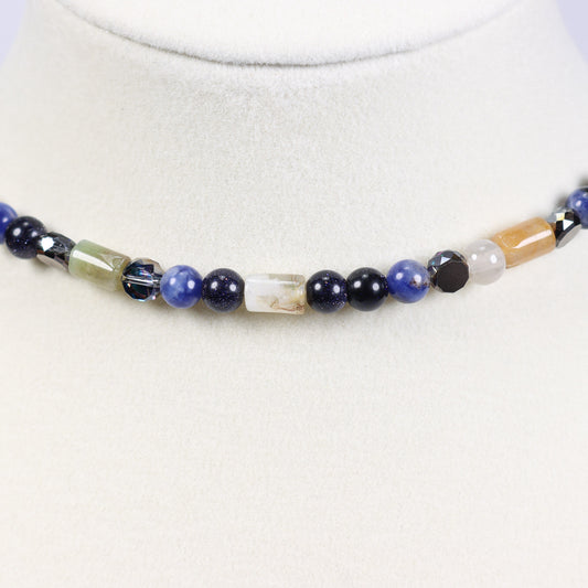 Sandstone, Soladite, and Jasper Necklace