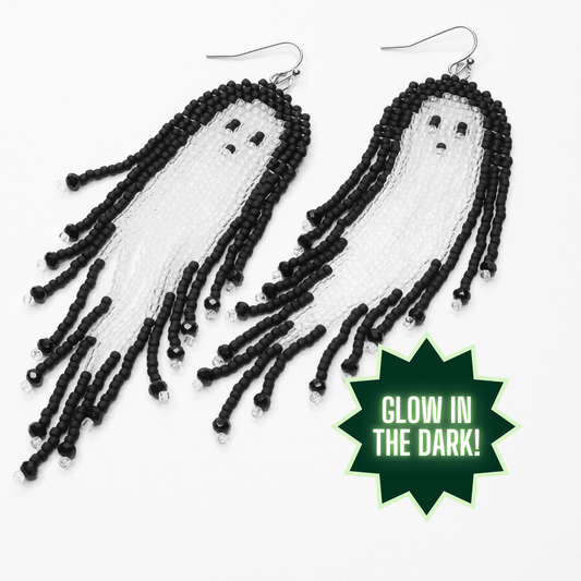 Beaded Ghosts *Glows in the Dark*