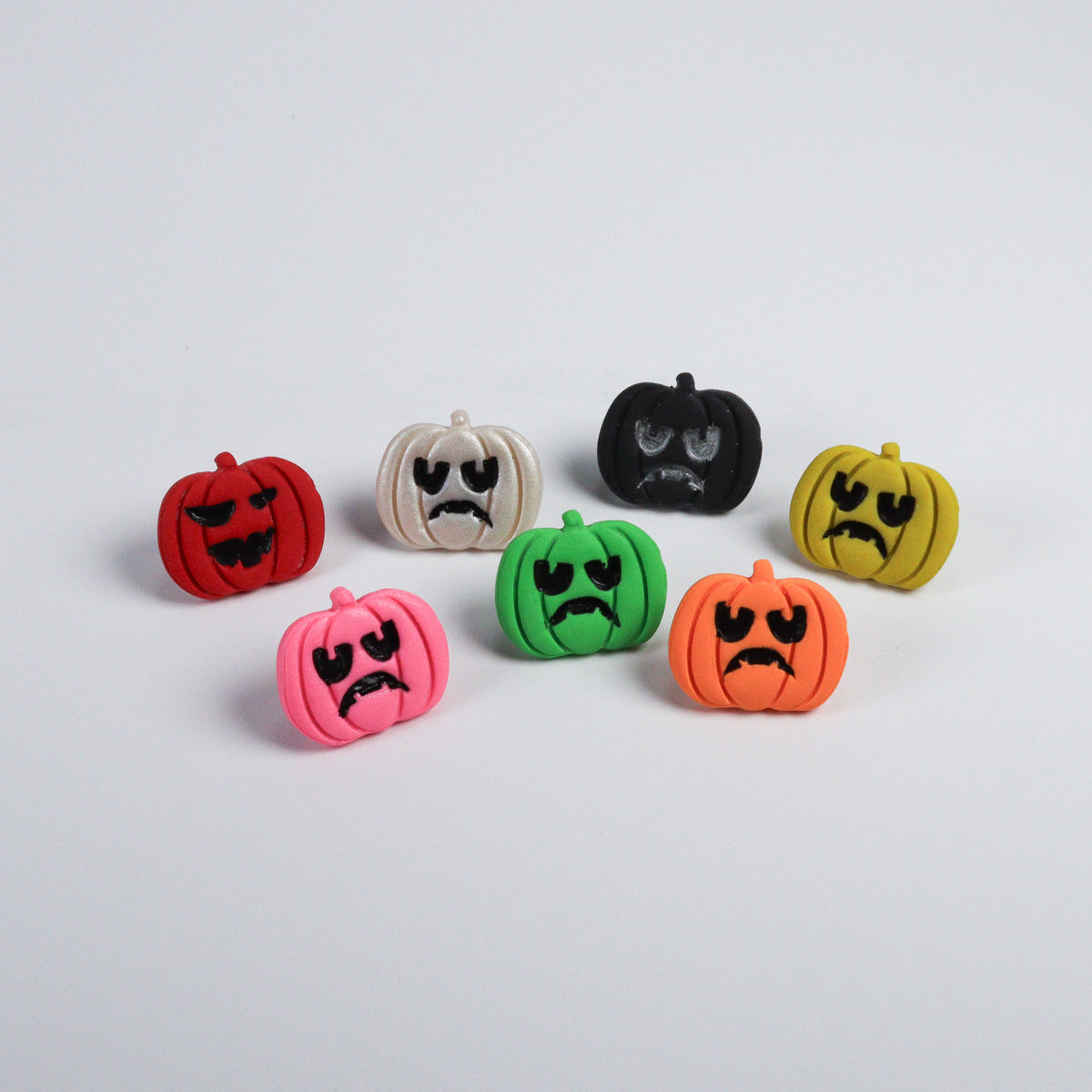 Jack-O-Lantern Studs