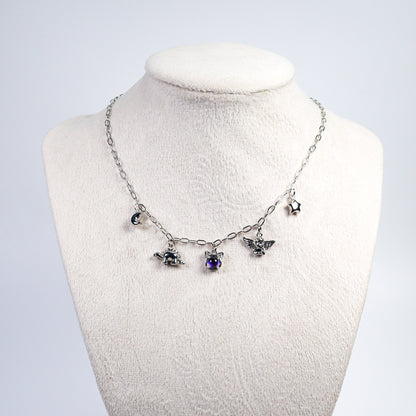 Silver Charm Necklace No 27