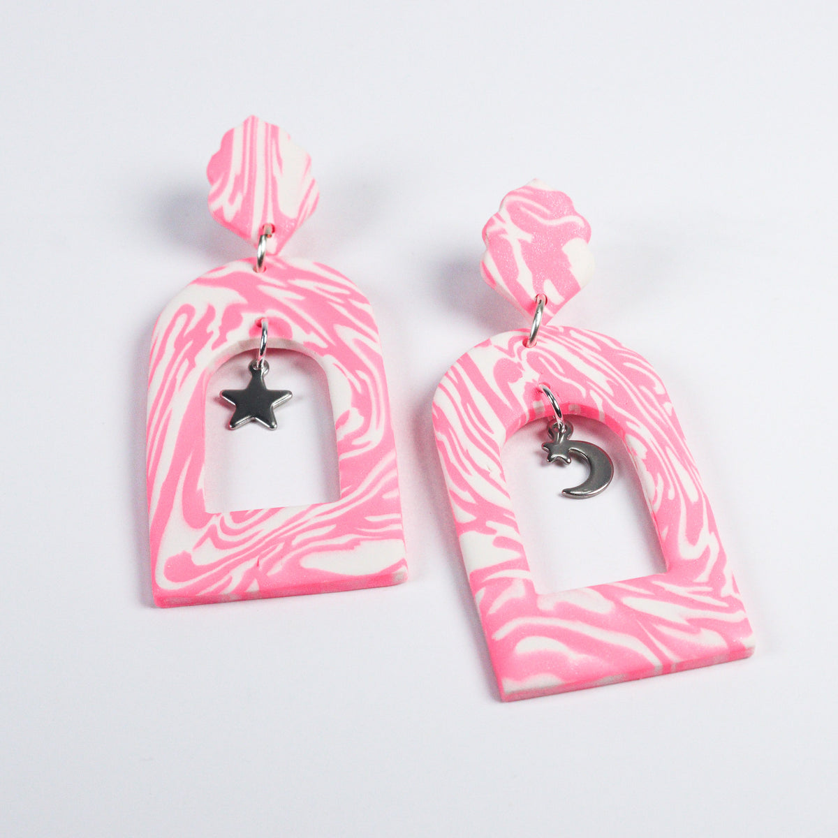 Celestial Windows - Pearl Pink Swirl