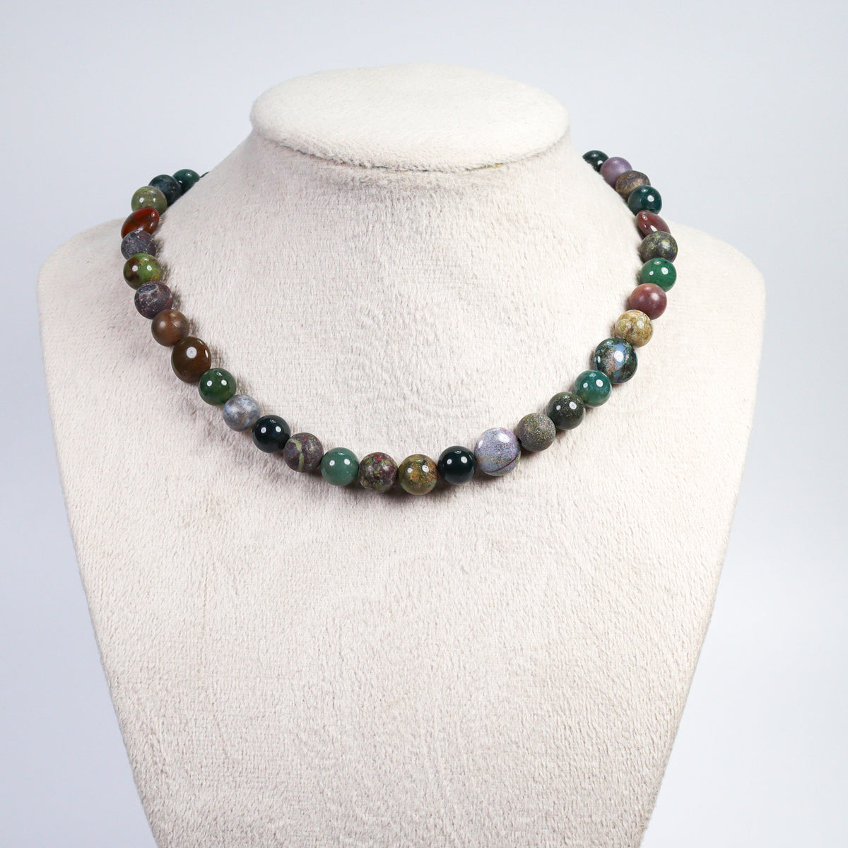 Fancy Jasper Beaded Necklace