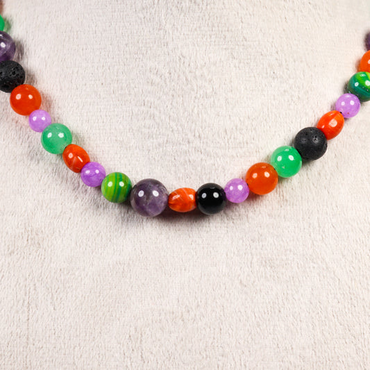 Halloween Beaded Necklace