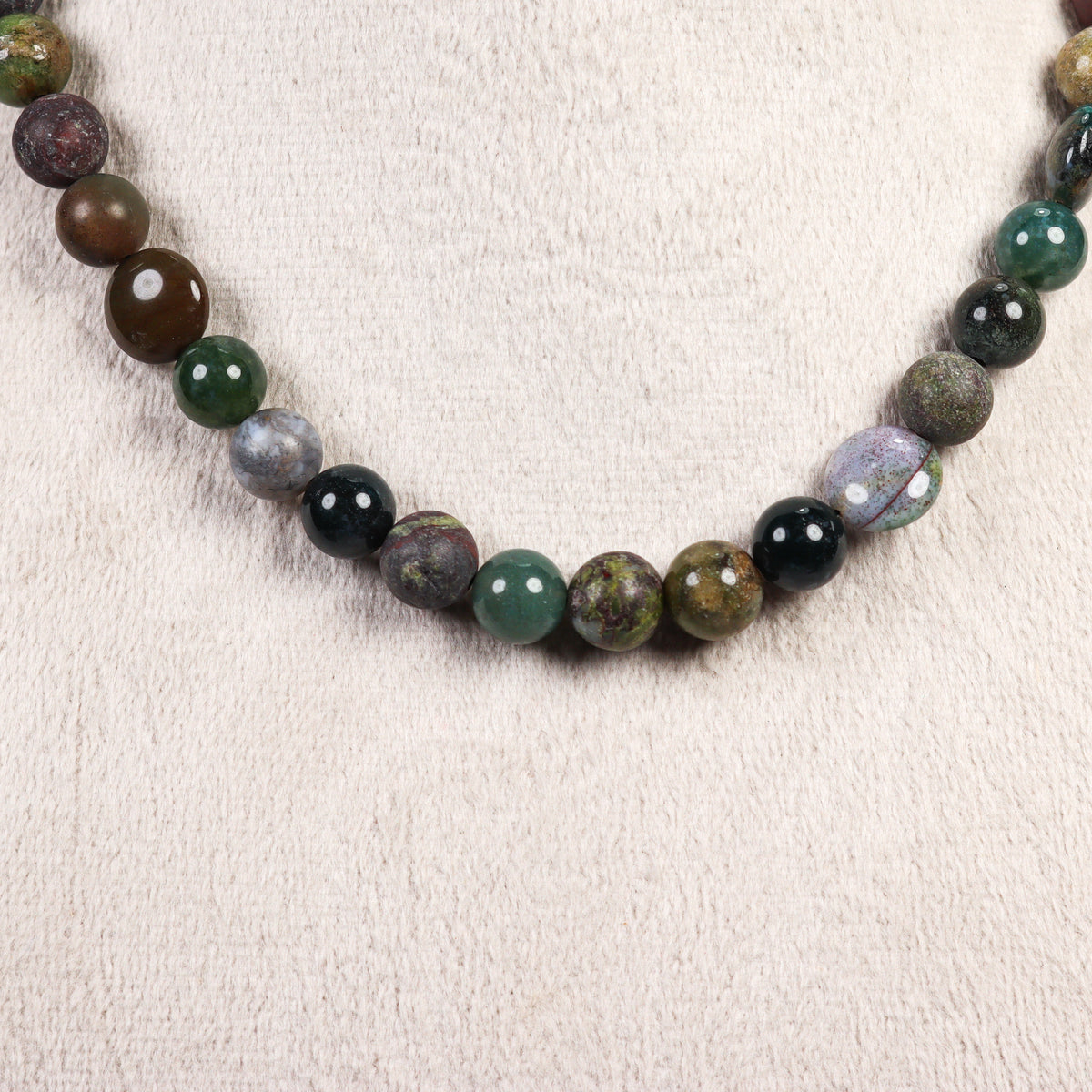 Fancy Jasper Beaded Necklace