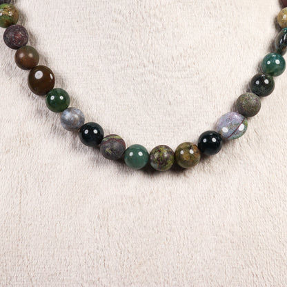 Fancy Jasper Beaded Necklace