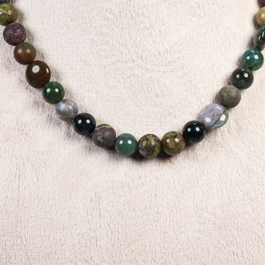 Fancy Jasper Beaded Necklace